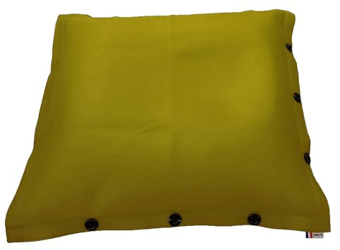 Shelto Pouf Géant Flottant Tissu Mesh3D Vert Anis - 125 x 175 cm - Polyester - Piscine/Extérieur/Intérieur - Housse Lavable - Fabriqué en France