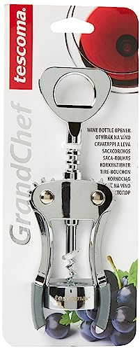Tescoma GrandCHEF Sacacorchos, Acero Inoxidable, Plateado, 25x10x4.10 cm