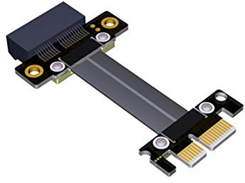 ADT-Link Riser Card - Extensión de cable para tarjeta gráfica PCI Express 3.0 x1 minería 180 extensión PCI-E de alta velocidad 1 x 16 x R11SF (20 cm)