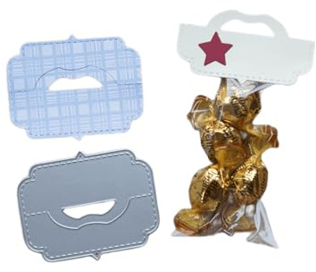 Stanzenshop Stanzschablone Verschluss für Tüten, Stanzschablone Rahmen, Stanzschablonen Für Geschenke, Stanzformen, Schablonen, Scrapbooking, Kartenherstellung