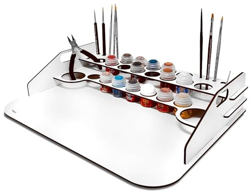 Paintstation Arbeitstisch, Ständer und Organizer für Citadel-Farben (40 x 30 cm)