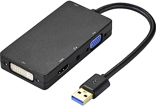 Renkforce External Graphics Card USB 3.1 (Gen 1) HDMI™, DVI, VGA