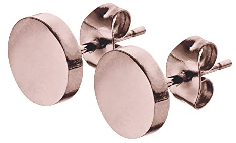 SMYKKO Orecchini OKOLI SILEA | Acciaio inossidabile | Tunnel | Finti Plugs | Donne | Ragazza | Acciaio | Orecchini | Rotondo | Bottoni, Acciaio inossidabile,