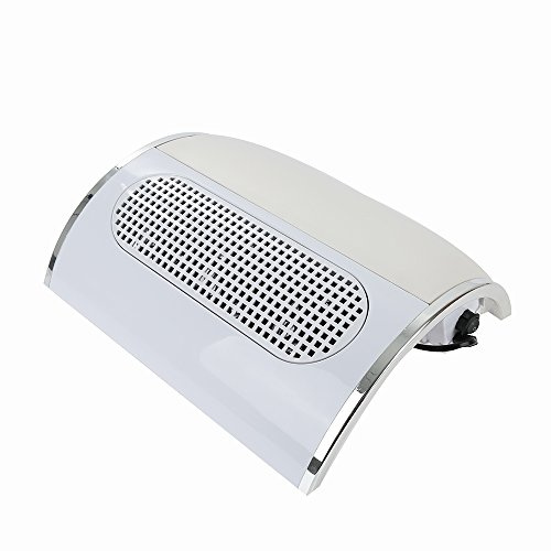 Professioneller Nagelstaubabsauger 28 W, Nagel Staubsauger für Acrylnägel, Gelnägel, Kallus Entfernen, Leistungsstarker Nagelsauger für Maniküre Pediküre, Persönlich Nagelstudio, Weiß