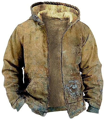 KONG JIMFAN Regenjacke Herren Grey Hoodie Jacket Herren 3 In 1 Jacke Herren Winterjacke Herren Weiß Cardigan Lang Imprägnierspray Jacke Regenponcho Tarnung Bomberjacke Leder(Army Green,4XL)