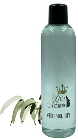 Dufte Momente | Whirlpool Duft 260ml Eukalyptus | geprüfte Qualität | mit ätherischen Ölen | kein Schaum | vegan und ohne Tierversuche