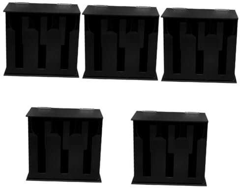 Amosfun 5pcs 3-compartment Cutlery Rack Utensil Dispenser for Kitchen Cutlery Set Holder Spoon Fork Organiser