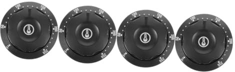 OUNONA 4stücke Temperature Thermostat Knob Für Backofen Wasserkocher Und Fritteuse Robuster Steuerknopf Für Präzise Temperaturregelung Einsetzbar Und Langlebig