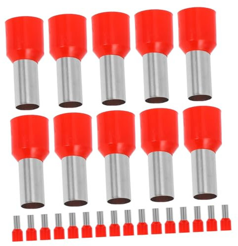 MUCKLILY 100stücke Isolierte Ferrule-steckverbinder Crimp-terminals Terminal-steckverbinder Ferrule-isolierungsausrüstung Aderendhülsen Sortiment An Elektrischen Anschlüssen