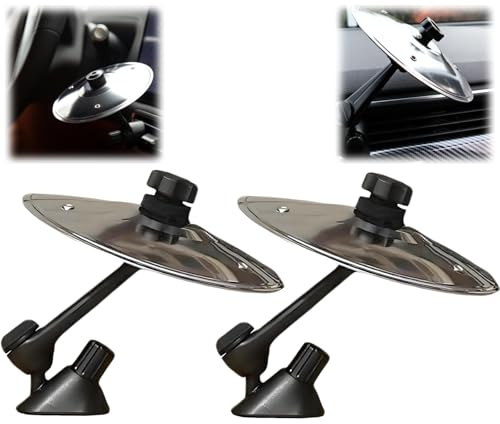 Platillo Crash para coche, platillo para ventilación de coche, platillo Crash de batería para ventilación de coche, miniplatillo con clip, Car Crash Cymbals Air Vent (Plata, 2PCS)