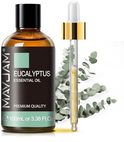 MAYJAM Eukalyptus Ätherisches Öle für Diffusor 100ML | Eukalyptusöl für Luftbefeuchter, DIY, Home, Wardrobes