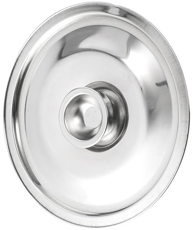 BESPORTBLE Wiederverwendbarer Metalldeckel aus Edelstahl für Ölbehälter Zuverlässiger Deckel mit Hitzebeständigem Material für Küchenbehälter und Würztöpfe