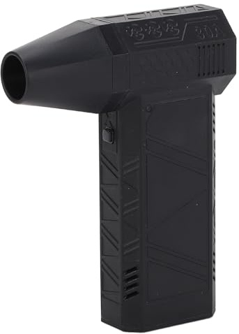 AUNMAS Soffiatore Elettrico per Spolverino, Ventilatore Portatile Ricaricabile a 3 velocità, Soffiatore a Secco da 200 W per la Pulizia di Elettronica, Adatto per Tastiere e Fotocamere