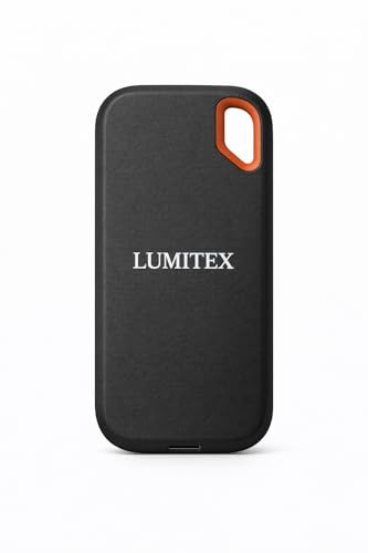 Lumitex Disco Duro Externo de 1 TB – USB-C 3.1 – Modelo ligero
