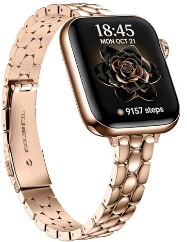 wutwuk Slim Stainless Steel Strap for Apple Watch 42(S11/10)/40/41mm