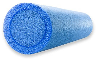 Kawanyo – Pilates Rolle 45 cm für Stabilitäts- & Balanceübungen – Übungshilfe zum Pilatestraining – Yoga Rolle aus Hartschaum für Yoga, Pilates, Fitness, Gymnastik, Reha & Therapie (Blau)
