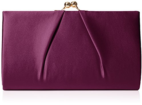 SwankySwans Mira Satin Classic Frame Bag Clutch