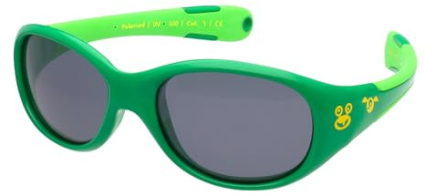 ActiveSol BABY Sonnenbrille 0 – 24 Monate, 100% UV-Schutz, BPA-frei, polarisiert, verstellbares Band, Prüfengel Bestnoten