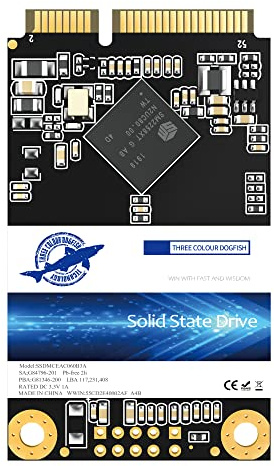 Dogfish SSD MSATA 1TB Solid State Drive Ngff Internen Desktop Computer 6Gb/s High Performance Festplatte Für Desktop Laptop (1TB MSATA)