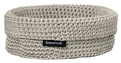 blomus Brotkorb Stoff -TELA- Farbe Sand Brötchenkorb Aufbewahrungskorb Frühstückskorb (64434)