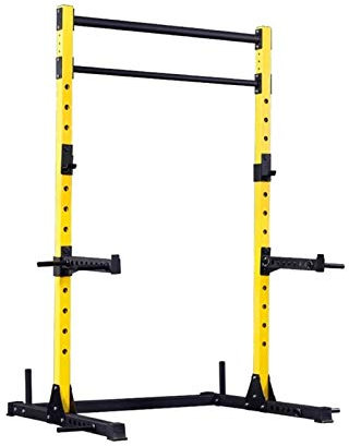 SyLaBy Home Gym Power Tower Krafttraining Workout-Ausrüstung Fitness Gear Power Tower, Squat Rack, Heimfitnessgeräte, (Gelb)