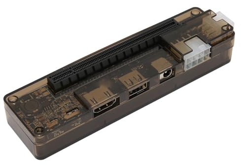 Yunir External Graphics Card Dock, MINI PCIE Laptop External Independent Video Card Dock, with 6PIN 8PIN Connector, for Engineering Measurement GPU Computing (MINI PCI-E)