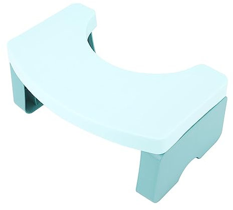 NDNCZDHC Toilettenhocker, 7 Zoll Faltbarer Hock-Poop-Hocker für die Toilette, Reise-Poop-Hocker, Badezimmer-Töpfchenhocker für Erwachsene, Kinder, Senioren (Grün)