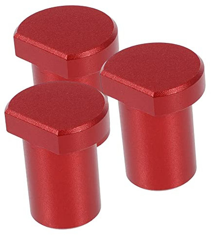 DIYEAH 3pcs 20mm Aluminum Alloy Dog Hole Clamps for Woodworking Workbench Adjustable Table Stopper Workbench Accessories for Planing and Positioning