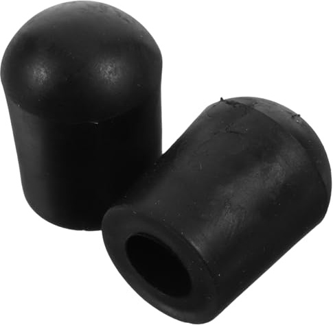 Milisten 2 Stück Gummispitzen für Cello Endstift Schwarz Rutschfeste Endnadelschutzpads aus Gummi Installieren Geeignet für Cello und Kontrabass Instrumentenzubehör