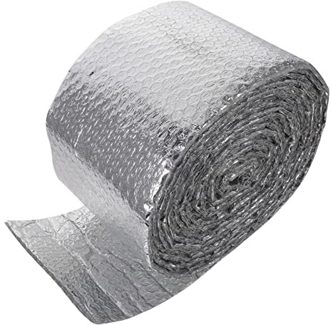 Gadpiparty Thermal Insulation Bubble Film Roll Feet Reflective Foil for Greenhouses Pipes and Home Insulation Energy Saving Easy to Cut and Install Moisture Noise Reduction