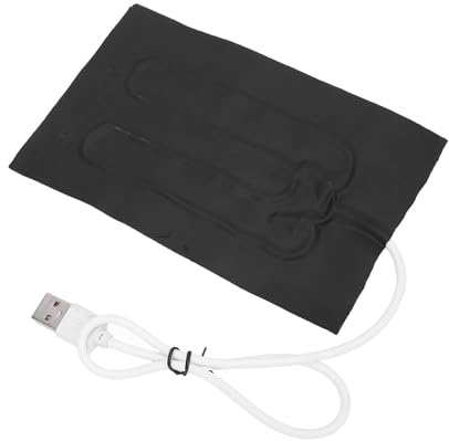 Yctze Calentador de Tela USB 5W Calefacción Rápida Almohadilla de Calefacción Flexible para, Bufanda con, Calentador de Taza, Alfombra de Mascotas, Diseño Portátil