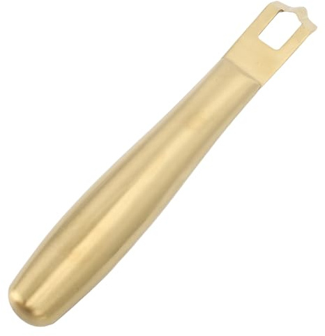 EIMSOAH Outil Zesteur de Citron, éplucheur D'agrumes en Acier Inoxydable pour Cocktails et Cuisine, Gadget Râpe Multifonctionnel pour Fruits et Légumes (Or)