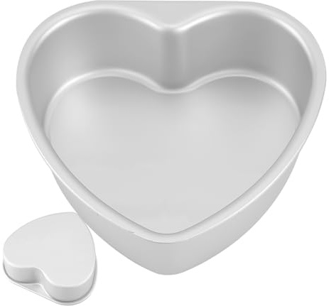 Genérico Molde para Hornear,Utensilios De Cocina De Aluminio Antiadherente - Molde para Pan y Bizcochos,Para San Valentín, Bodas, Cumpleaños, Navidad Y Principiantes