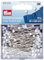 Prym 029255 Glaskopfnadeln, 0,80 x 48mm, weiß, 30g, Karte mit Dose