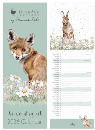 Wrendale Designs - The Country Set' Slim Calendar 2026