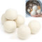 Balles de Séchage en Laine,Boules de Séche-linge,Balles Adoucissantes Tissu,Boule de Sechage,Balles Nettoyage pour Sèche-linge,Linge pour Machine à Laver,Réutilisable Naturel D'assouplissant