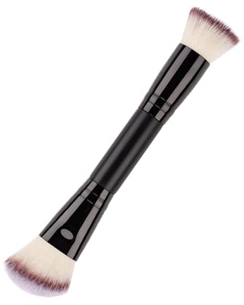 Pinceau de Maquillage À Double Extrémité, Pinceau À Poudre À Double Extrémité pour Estomper La Beauté, Pinceaus de Maquillage Anti-cernes, Brosse de Maquillages pour Femme Idéale pour Les