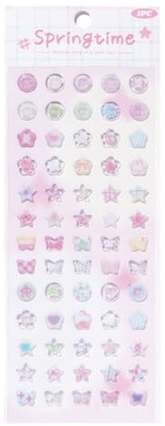 Scrapbook Autocollant Papeterie Étoile Forme Époxy Décoratif Journal Pour Filles Garçons Papeterie Époxy Décoratif Scrapbook Étoile Forme