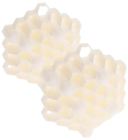 Mipcase 2 Piezas de Panal de Abejas Artificial para Exteriores Decoración Realista de Colmena para Jardín y Patio Adorno Resistente al Clima sin Riesgo de Plagas Exhibición Decorativa