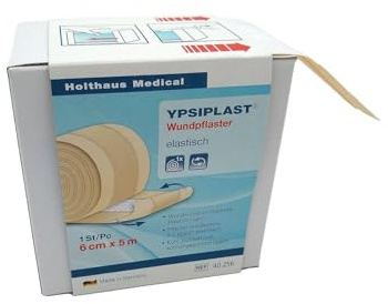Holthaus Medical 40256 - Yeso elástico para heridas (6 cm x 5 m)