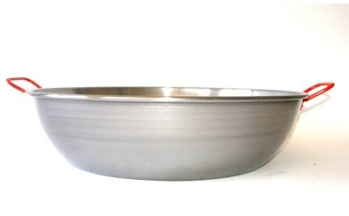 LA IDEAL POELE A PAELLA CREUSE Ø 50 CM EN ACIER POLI / 40 parts A17-3758