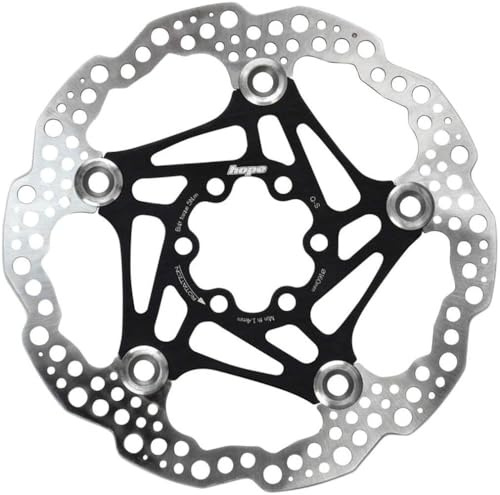 Hope X2/E4/V4 Floating Bremsscheibe 6-Loch 160mm silber/schwarz