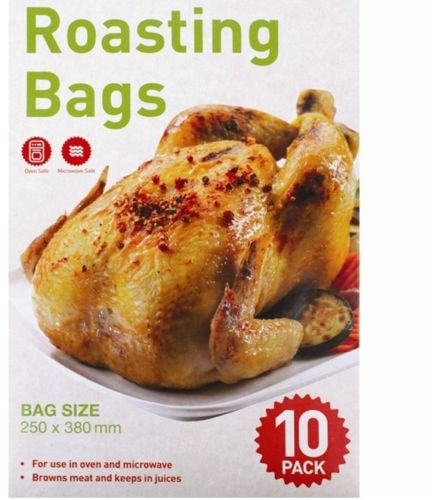 10 x Chicken Roasting Bags Freezer Boil In The Bag Oven Microwave Poultry Meat.
