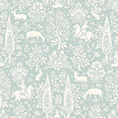 CWV Wallcoverings Animal Print Wallpaper Woodland Rabbits Dears Flowers Floral Birds Duc