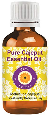 Deve Herbes puro Olio essenziale di cajeput (Melaleuca cajeputi) distillato a vapore 30ml (1 oz)