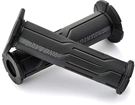 DAYTONA 88769 Motorrad Griffgummi Set GGD-LINE, 7/8“ (22,2mm), 125mm, offenes Ende, grau