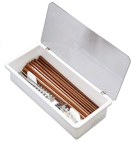 Portaposate da Cassetto,Organizzatore per cassetti,Porta Posate Cucina Cassetto,Grandi separatori cassetti in plastica, Organizer cassetti ideali per posate e altri utensili da cucina,27.8×12.2×7cm