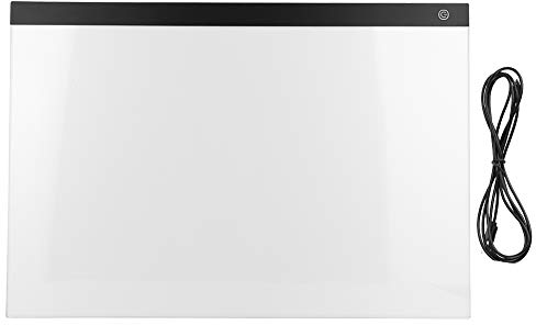 LED Copy Tavolo da Disegno, Light Box A2 Diamond Painting Art Light Pad Lavagna Digitale per Tablet con Cavo USB per Disegnare, Animazioni, Schizzi