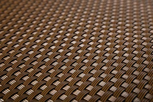 Sellon24 Revestimiento de balcón de ratán sintético, protección visual contra el viento, para balcón, terraza, jardín (17,99 €/m2) (RD01 marrón, 80)