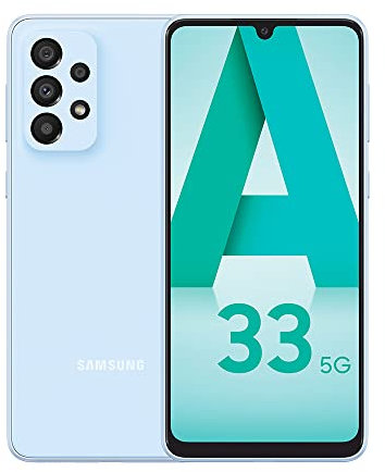 Samsung A336B/DSN Galaxy A33 5G, Dual, 128GB 6GB RAM, Awesome Blue